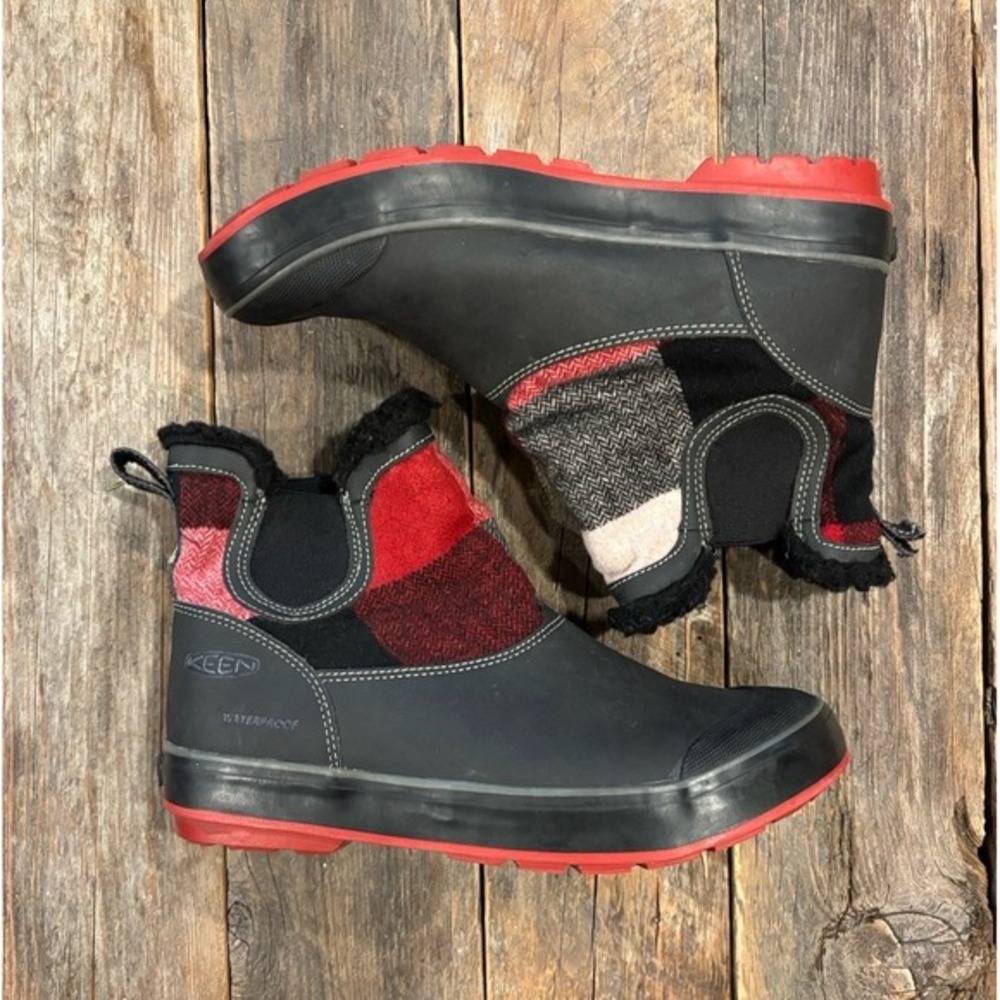 Keen boots women's ankle slip on rubber boots